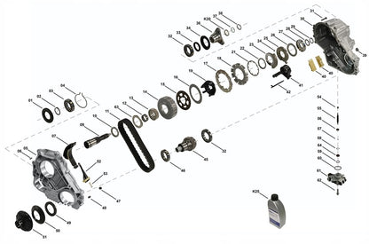 Запчасти пластиковые раздатки atc13 bmw x5 g05 xdrive ATC13-1
